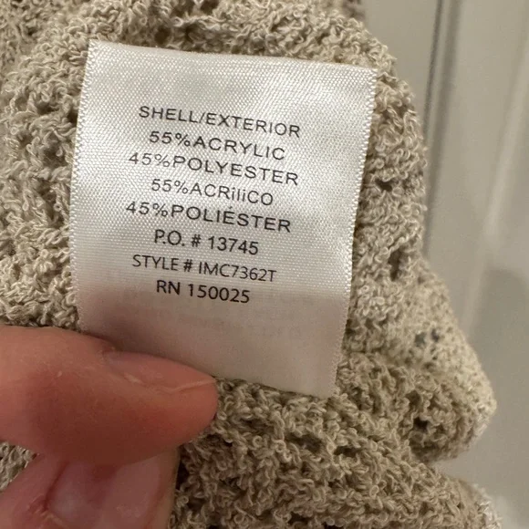 CARLY JEAN LOS ANGELES CJLA Knit V-Neck Sweater - Picture 4 of 6